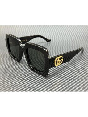 Gucci GG1283S 002 Geometric Sunglasses - Gold\\Cyclamen GUCCI GG1283S/002 - Sunglasses main image 2